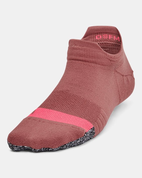 Lot de 2 paires de chaussettes invisibles UA Breathe Tab pour femme, Red, pdpMainDesktop image number 1